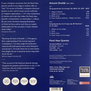 2LP Pavel Haas Quartet: String Quartets G Major Op. 106 & F Major Op. 96 "American"