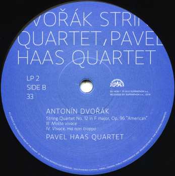2LP Pavel Haas Quartet: String Quartets G Major Op. 106 & F Major Op. 96 "American"