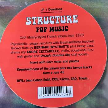 LP Structure: Pop Music