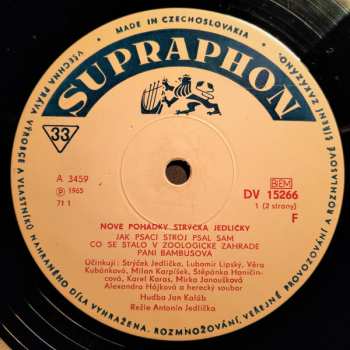 LP Strýček Jedlička: Pohádky Strýčka Jedličky