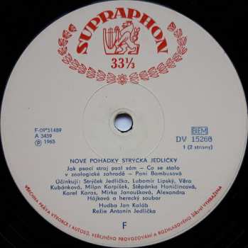 Album Strýček Jedlička: Nové Pohádky Strýčka Jedličky