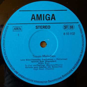 LP AMIGA Studio Orchester: Traum-Melodien