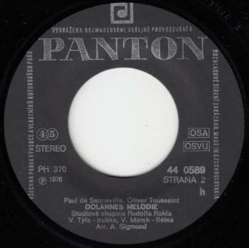 SP Studiová Skupina Rudolfa Rokla: Dája A Já / Dolannes Melodie