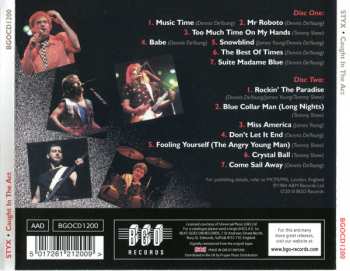 2CD Styx: Caught In The Act Live