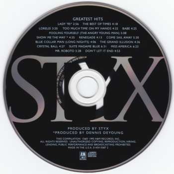 CD Styx: Greatest Hits