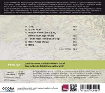 CD Subhan Ahmed Nizami: Qawwali De La Dehli Gharana (Karachi)