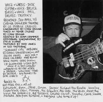 CD Subhumans: Live In A Dive