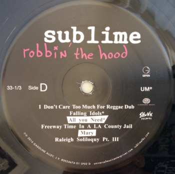2LP Sublime: Robbin' The Hood