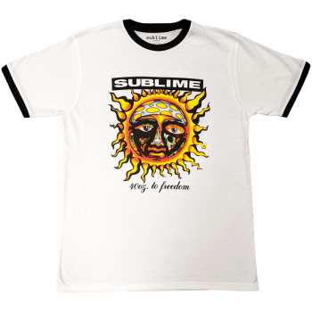 Merch Sublime: Ringer T-shirt 40oz. To Freedom
