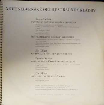 2LP Ján Cikker: Nové Slovenské Orchestrální Skladby