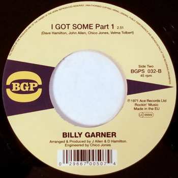 SP Sugar Billy Garner: Brand New Girl / I Got Some Part 1