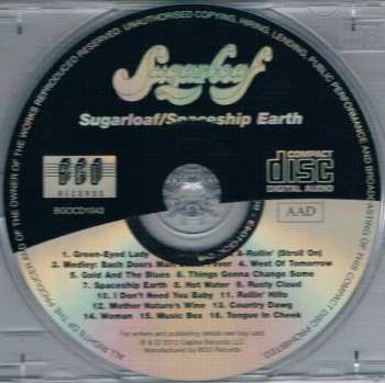 CD Sugarloaf: Sugarloaf / Spaceship Earth