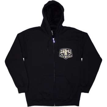 Merch Sum 41: Hoodie Met Rits Tour '24 Pocket Logo Sum 41 & Skull Back