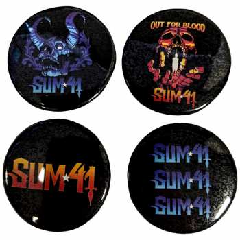 Merch Sum 41: Badge Set Out For Blood