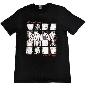 Merch Sum 41: T-shirt Aknf Grid European Tour 2022