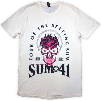 Merch Sum 41: T-shirt Tour '24 Pink Skull