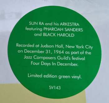 LP The Sun Ra Arkestra: Sun Ra And His Arkestra Featuring Pharoah Sanders / Featuring Black Harold  CLR | LTD