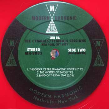 2LP Sun Ra: The Cymbals / Symbols Sessions: New York City 1973  CLR