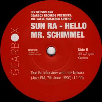SP Sun Ra: Hello Mr. Schimmel