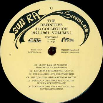 3LP Sun Ra: Singles Volume 1: The Definitive 45s Collection 1952-1961