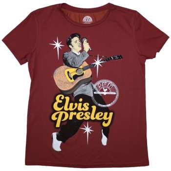Merch Sun Records: Dames T-shirt Elvis Mic