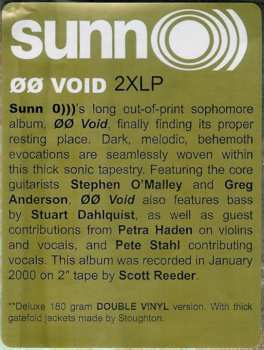 2LP Sunn O))): ØØ Void