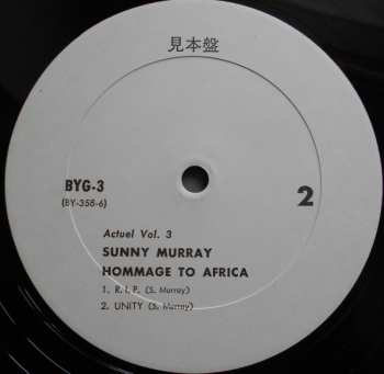 LP Sunny Murray: Hommage To Africa