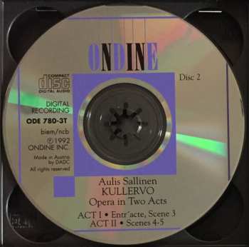 3CD Aulis Sallinen: Kullervo