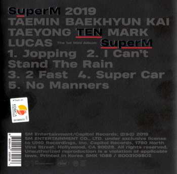 CD SuperM: SuperM [TEN Ver.]
