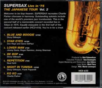 CD Supersax: Live In '75 - The Japanese Tour Vol. 2