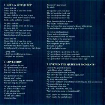 CD Supertramp: Even In The Quietest Moments...