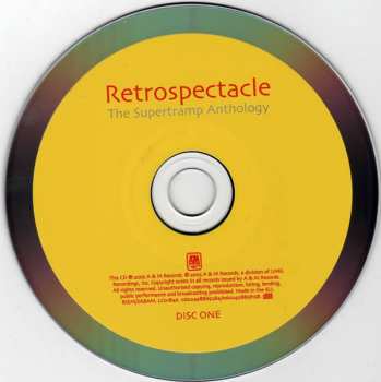 2CD Supertramp: Retrospectacle (The Supertramp Anthology)