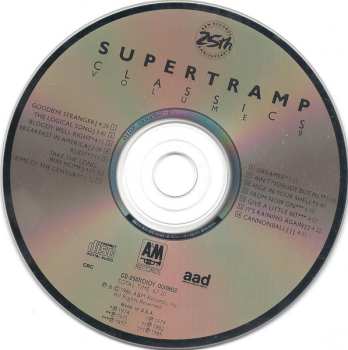 CD Supertramp: Classics Volume 9