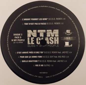 2LP Suprême NTM: Le Clash Boss Vs IV My People 