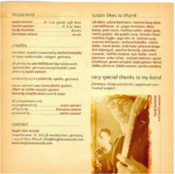 CD Susan Weinert: Running Out Of Time DIGI