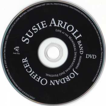 CD/DVD Susie Arioli Band: Live At The Montreal International Jazz Festival
