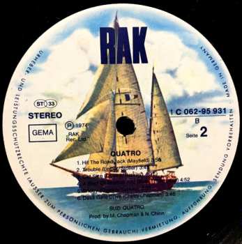 LP Suzi Quatro: Quatro