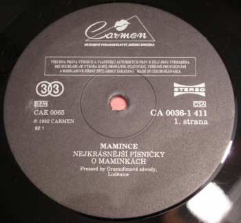 LP Sbor Carmen: Mamince