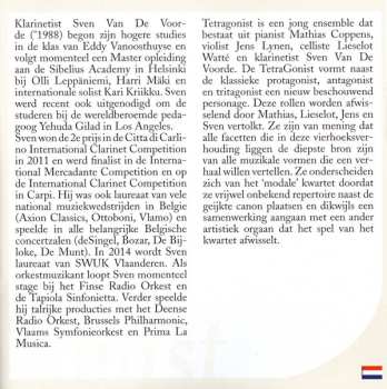 CD Sven van de Voorde: TetraGonist / Quatuor Pour La Fin Du Temps