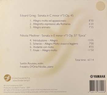 CD Edvard Grieg: 3rd Sonatas