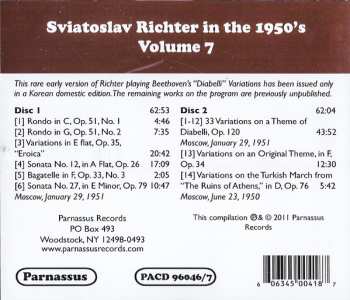 2CD Ludwig van Beethoven: Sviatoslav Richter In The 50's