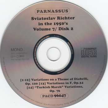 2CD Ludwig van Beethoven: Sviatoslav Richter In The 50's