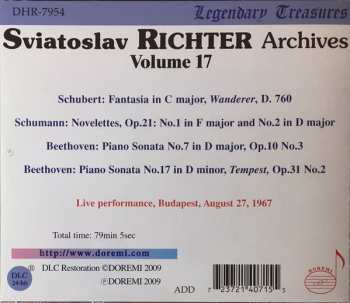 CD Sviatoslav Richter: Budapest Recital, August 27, 1967 - Sviatoslav Richter Achives, Vol. 17