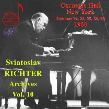 6CD/Doos Sviatoslav Richter: Carnegie Hall, New York, October 19, 23, 25, 28, 30, 1960 - Sviatoslav Richter Achives, Vol. 10