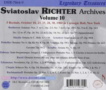 6CD/Doos Sviatoslav Richter: Carnegie Hall, New York, October 19, 23, 25, 28, 30, 1960 - Sviatoslav Richter Achives, Vol. 10