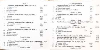 6CD/Doos Sviatoslav Richter: Carnegie Hall, New York, October 19, 23, 25, 28, 30, 1960 - Sviatoslav Richter Achives, Vol. 10