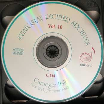 6CD/Doos Sviatoslav Richter: Carnegie Hall, New York, October 19, 23, 25, 28, 30, 1960 - Sviatoslav Richter Achives, Vol. 10