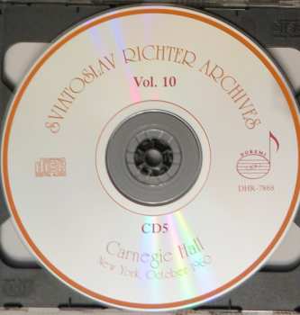 6CD/Doos Sviatoslav Richter: Carnegie Hall, New York, October 19, 23, 25, 28, 30, 1960 - Sviatoslav Richter Achives, Vol. 10