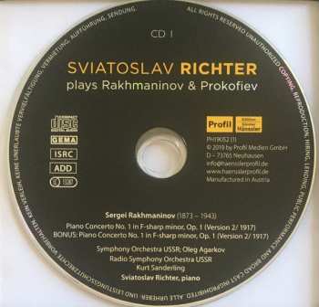 11CD/Doos Sviatoslav Richter: Plays Rakhmaninov & Prokofiev