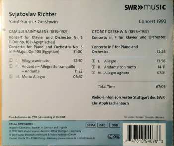 CD Sviatoslav Richter: Saint-Saëns, Gershwin